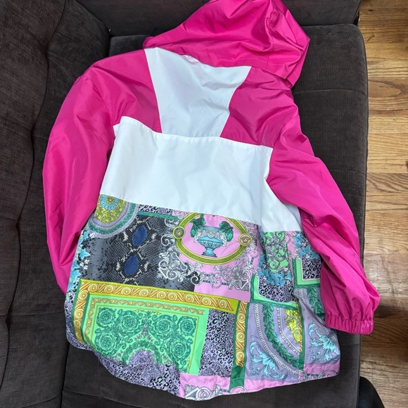 Authentic Versace Pink and White Jacket with Multicolor Accents - Picture 9 of 10